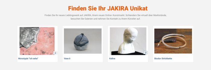 JAKIRA – Online-Marktplatz für Kunst